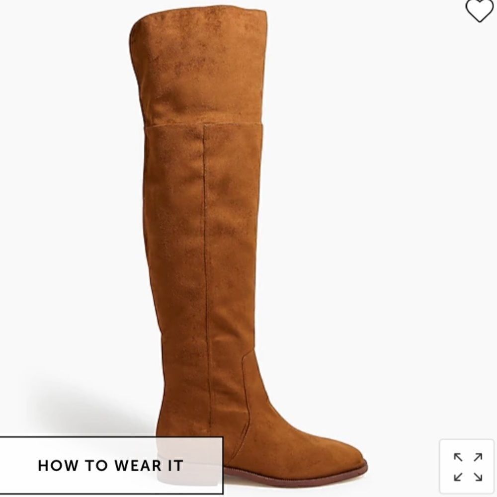 J. Crew Factory Over-the-knee microsuede boots Item AG056*